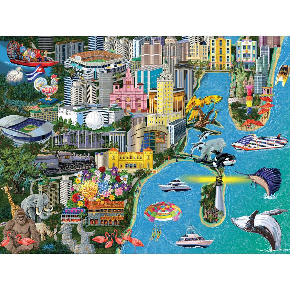 Miami-Geräte Puzzlespiel online