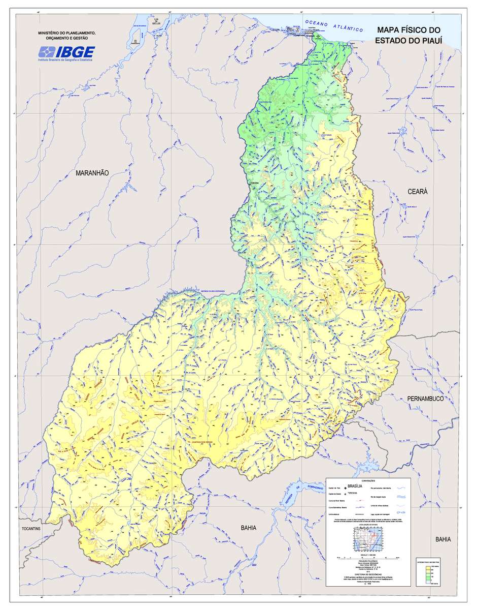 карта Піауі пазл онлайн