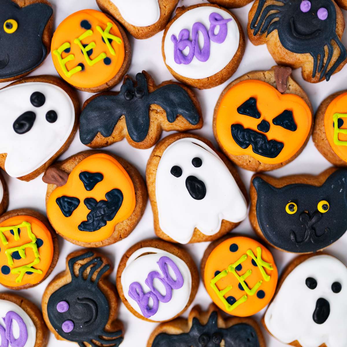 Biscoitos de açúcar assustadores quebra-cabeças online