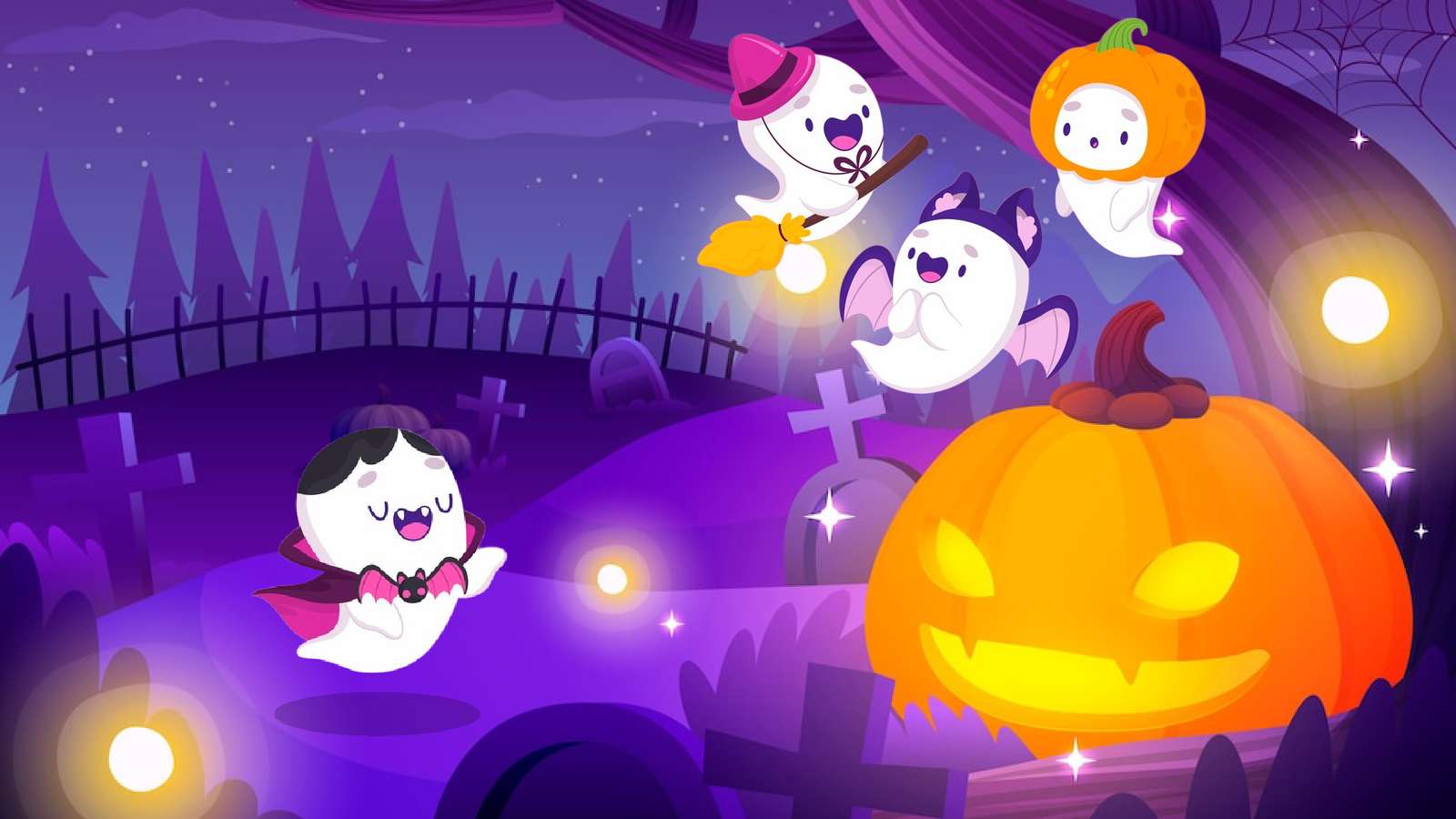 fantomă de Halloween puzzle online