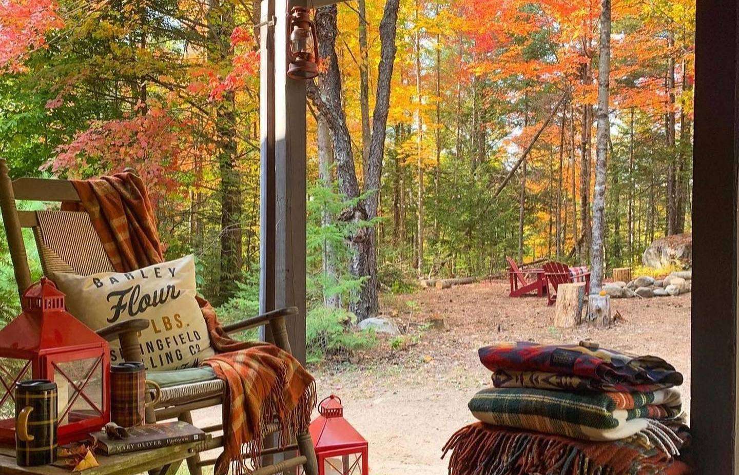 Есен в гората онлайн пъзел
