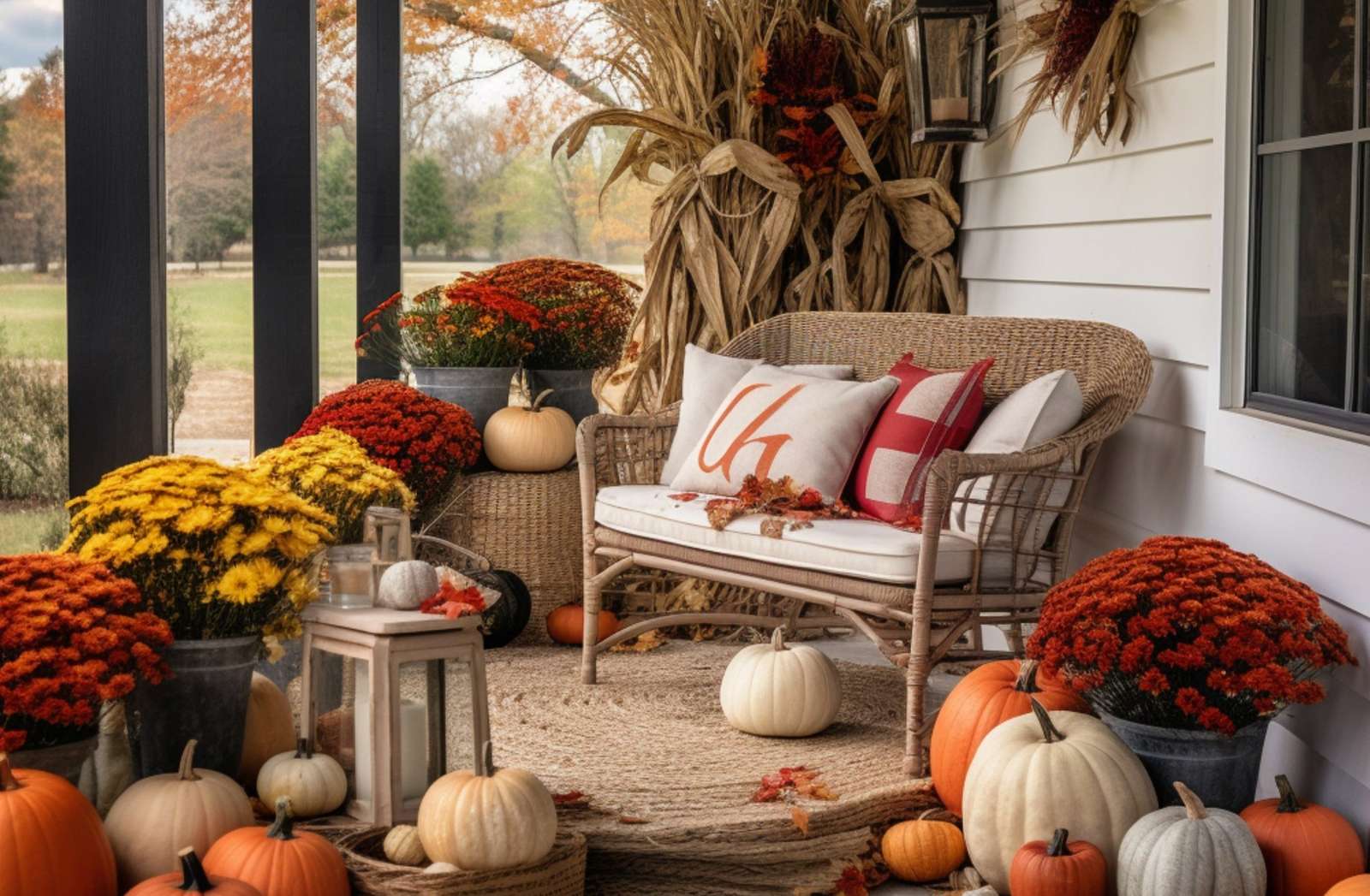 Fall flowers jigsaw puzzle online