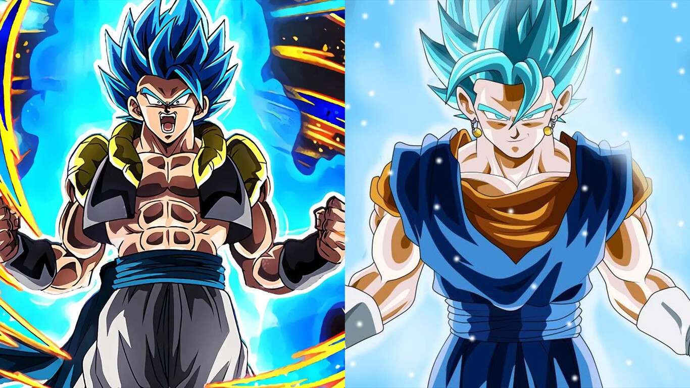 gogeta och vegito blå pussel på nätet