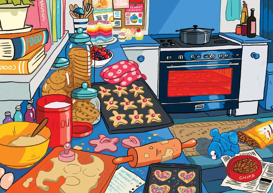 Warme Küche Puzzlespiel online