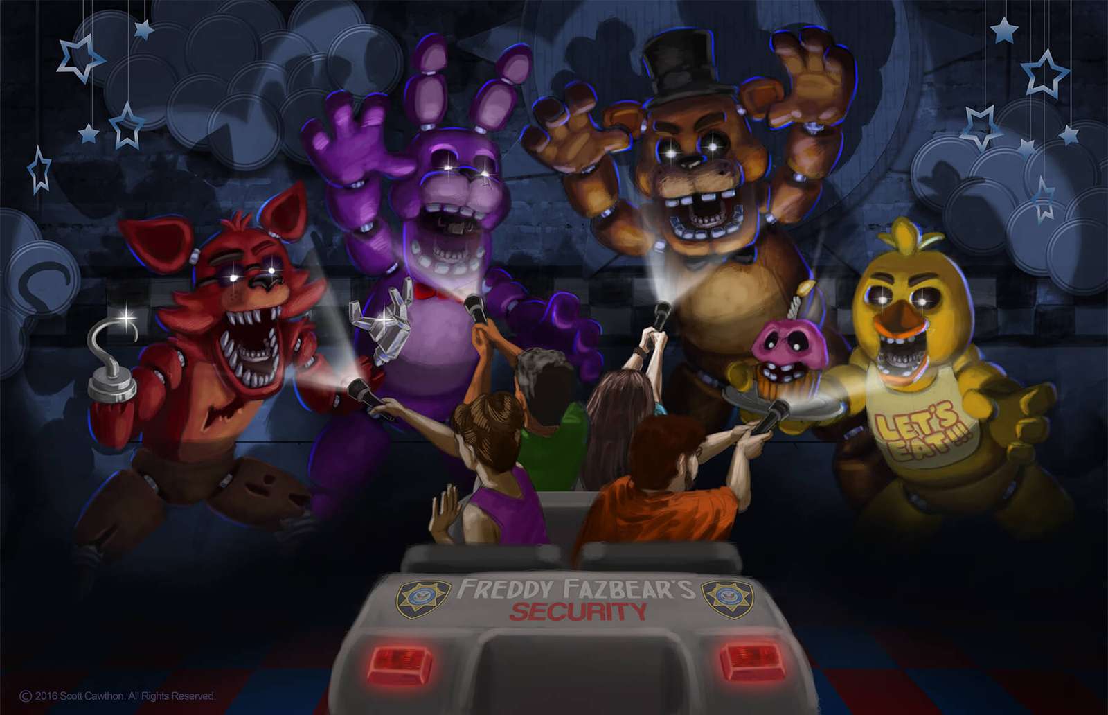 paseo fnaf rompecabezas en línea