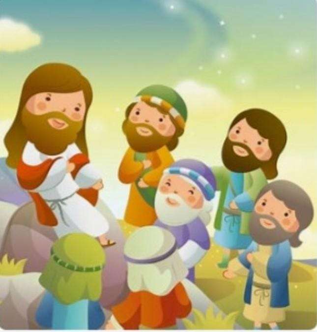Jézus és barátai kirakós online
