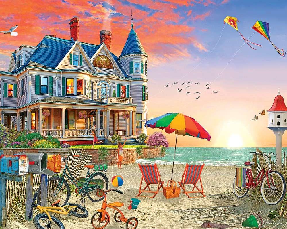 Casa sulla spiaggia puzzle online