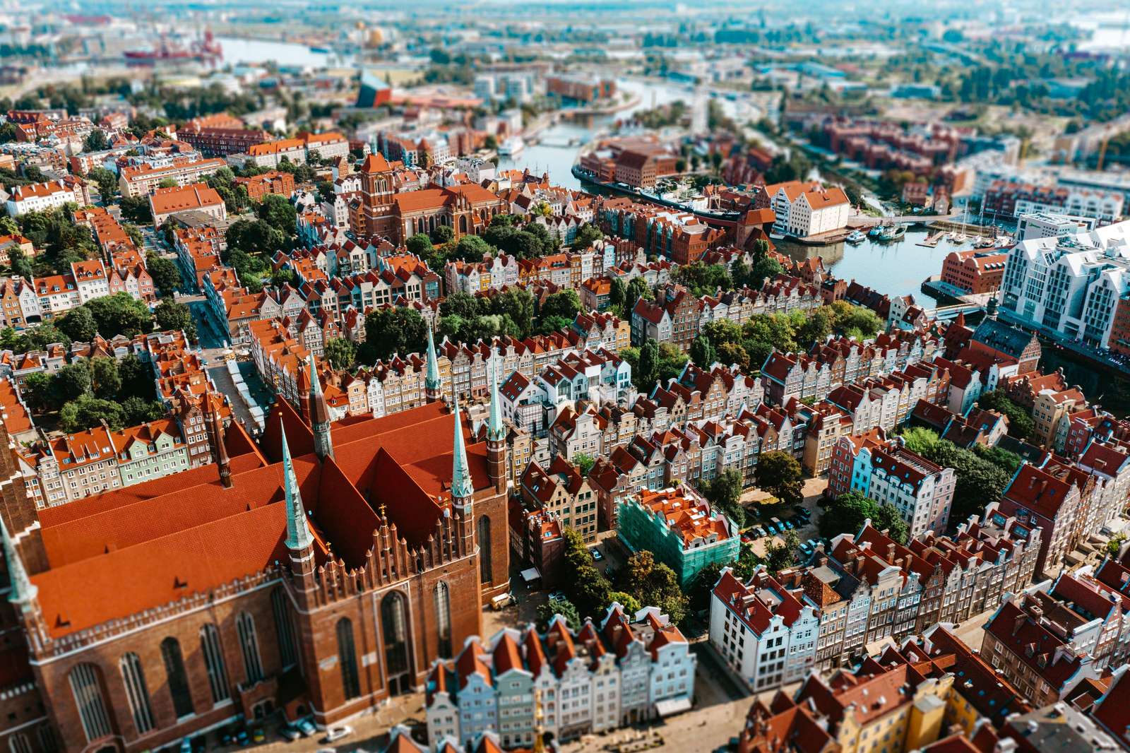 Gdansk, Polen pussel på nätet