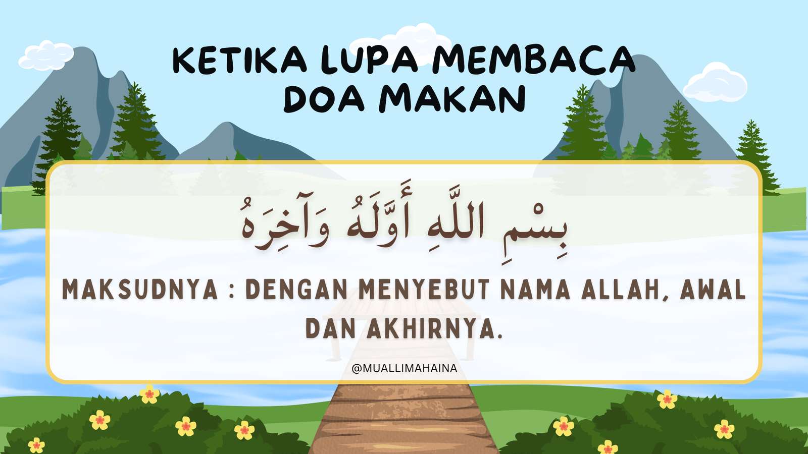 DOA KETIKA LUPA MEMBACA DOA MAKAN online puzzle