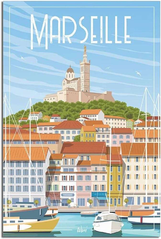 Utazás Marseille-be online puzzle