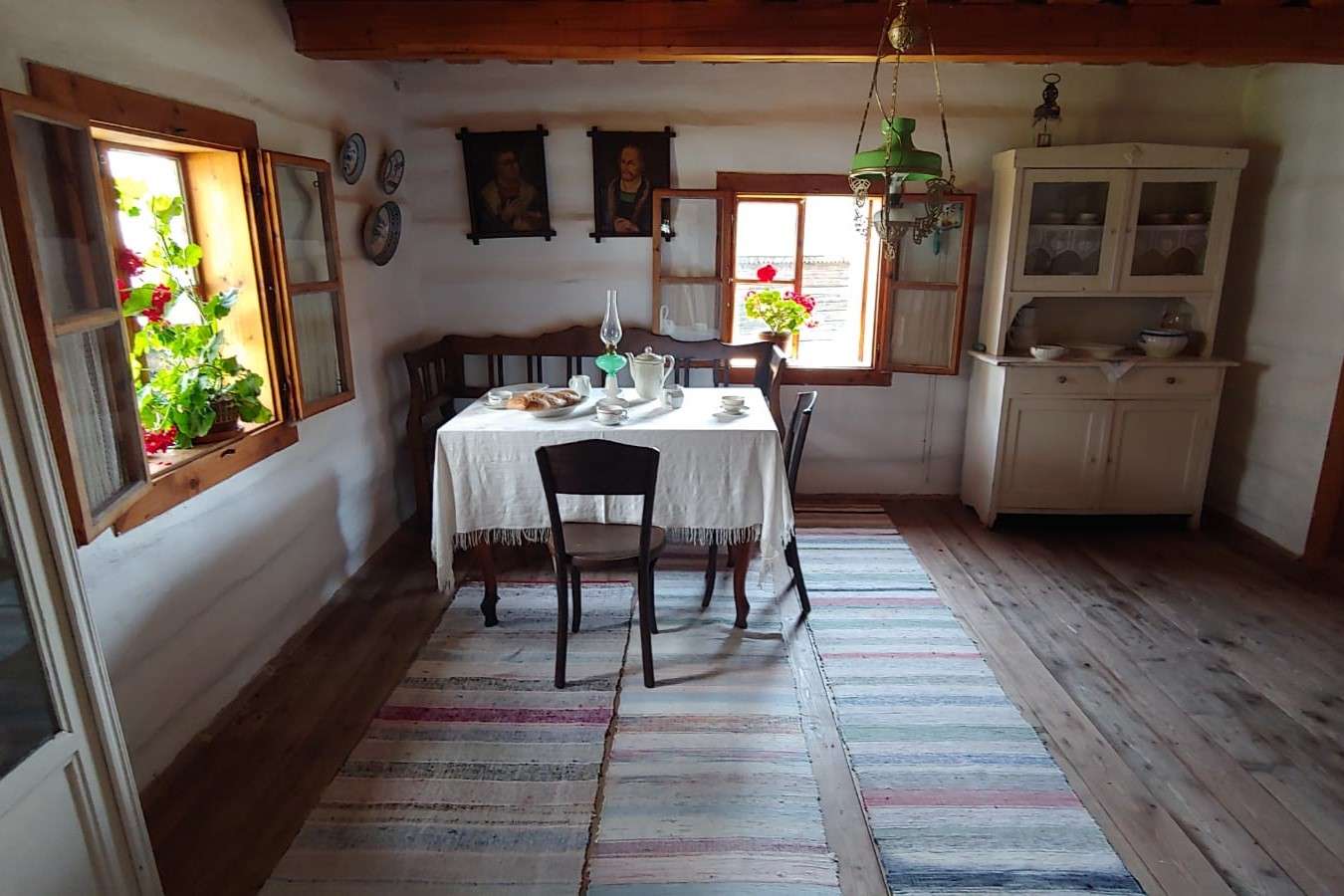 skanzen interiér staré kuchyně skládačky online