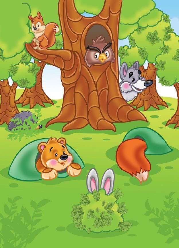 Animaux de la forêt puzzle en ligne