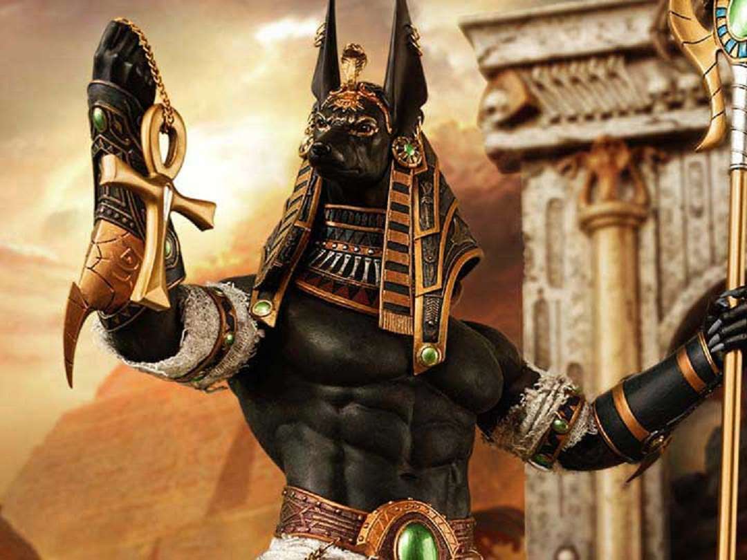 Anubis God van de dood legpuzzel online