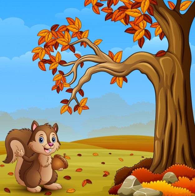 Eichhörnchenarbeiter Puzzlespiel online