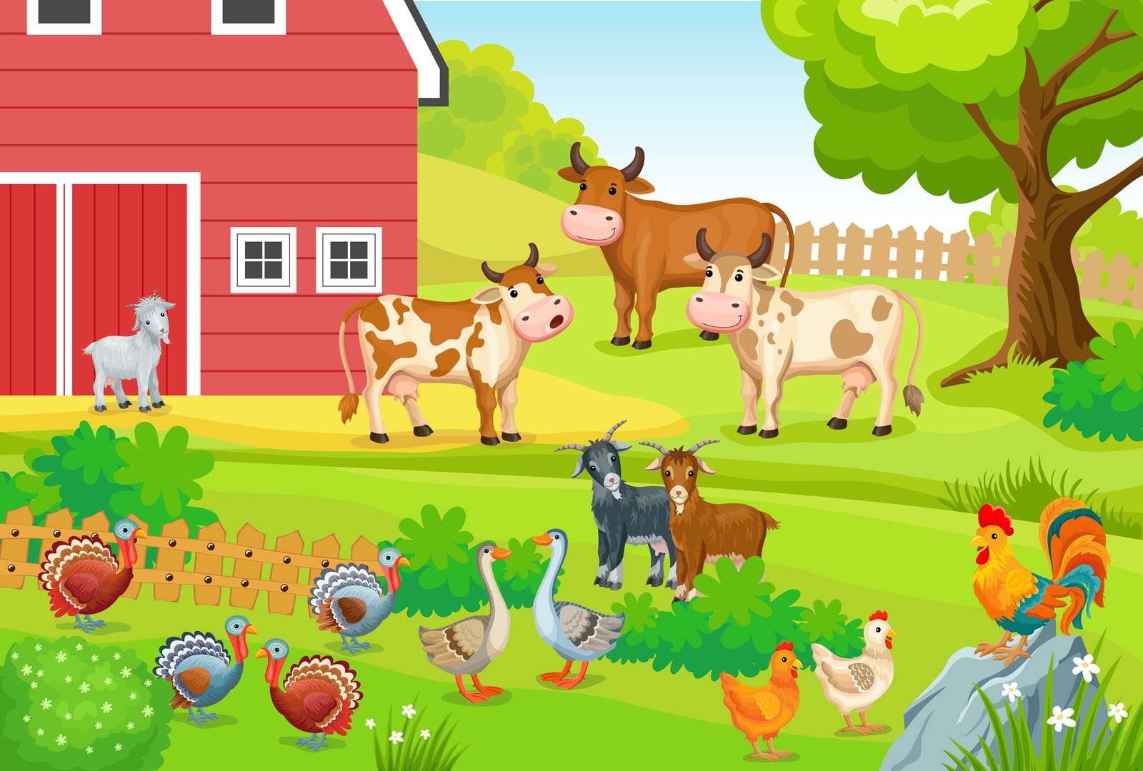 Animals online puzzle