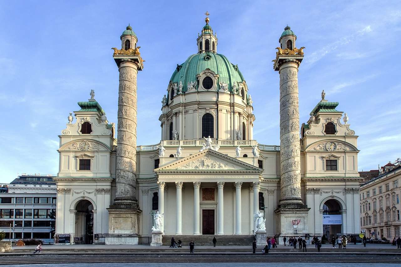 Vienne, Karlskirche puzzle en ligne