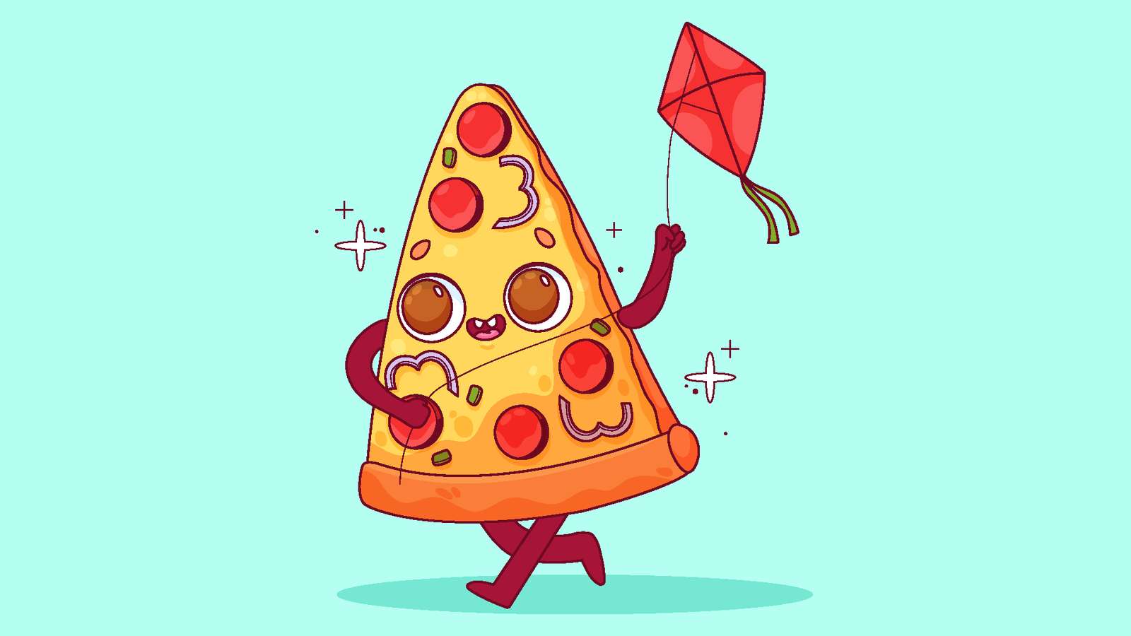 pizza de dessin animé puzzle en ligne