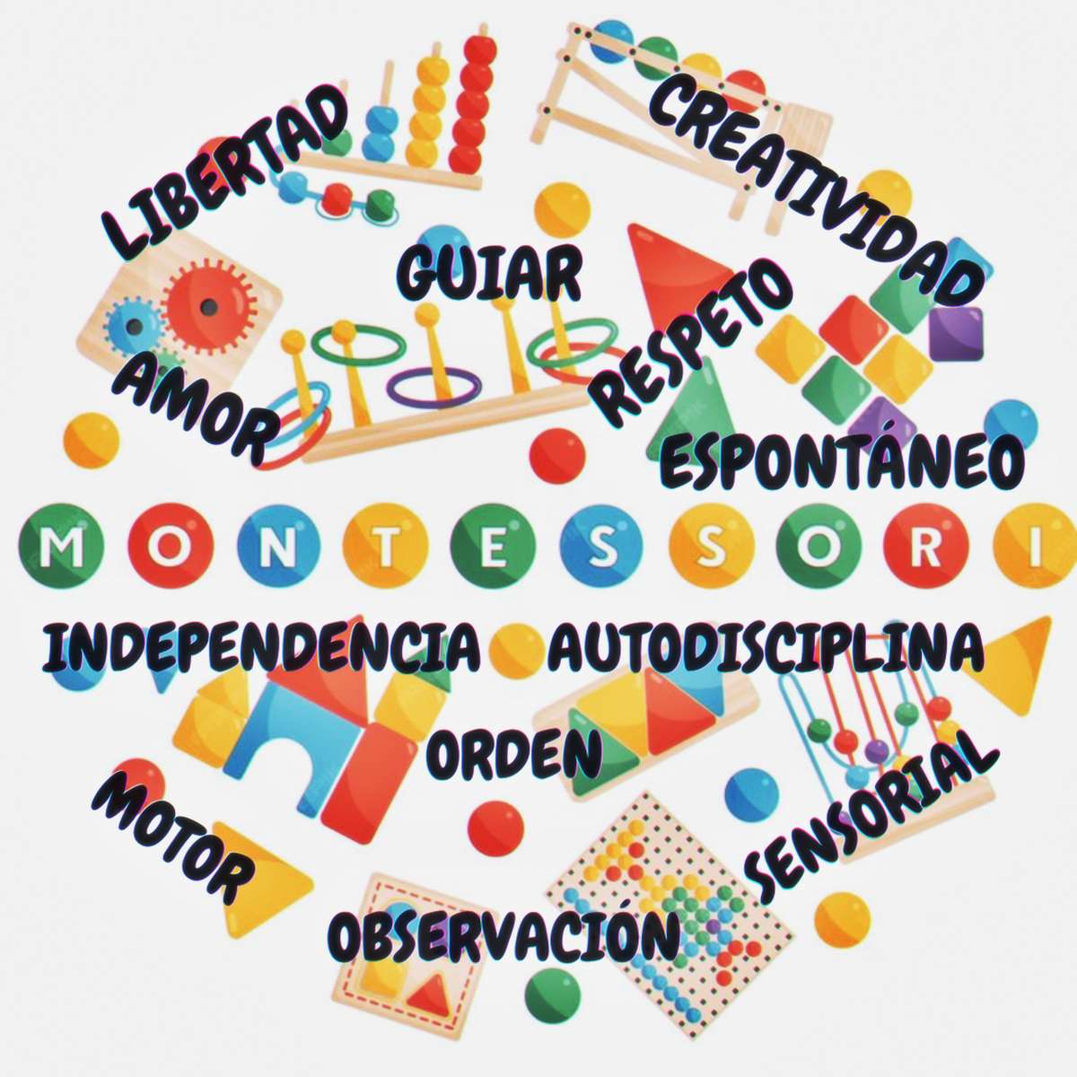 Montessori módszer online puzzle