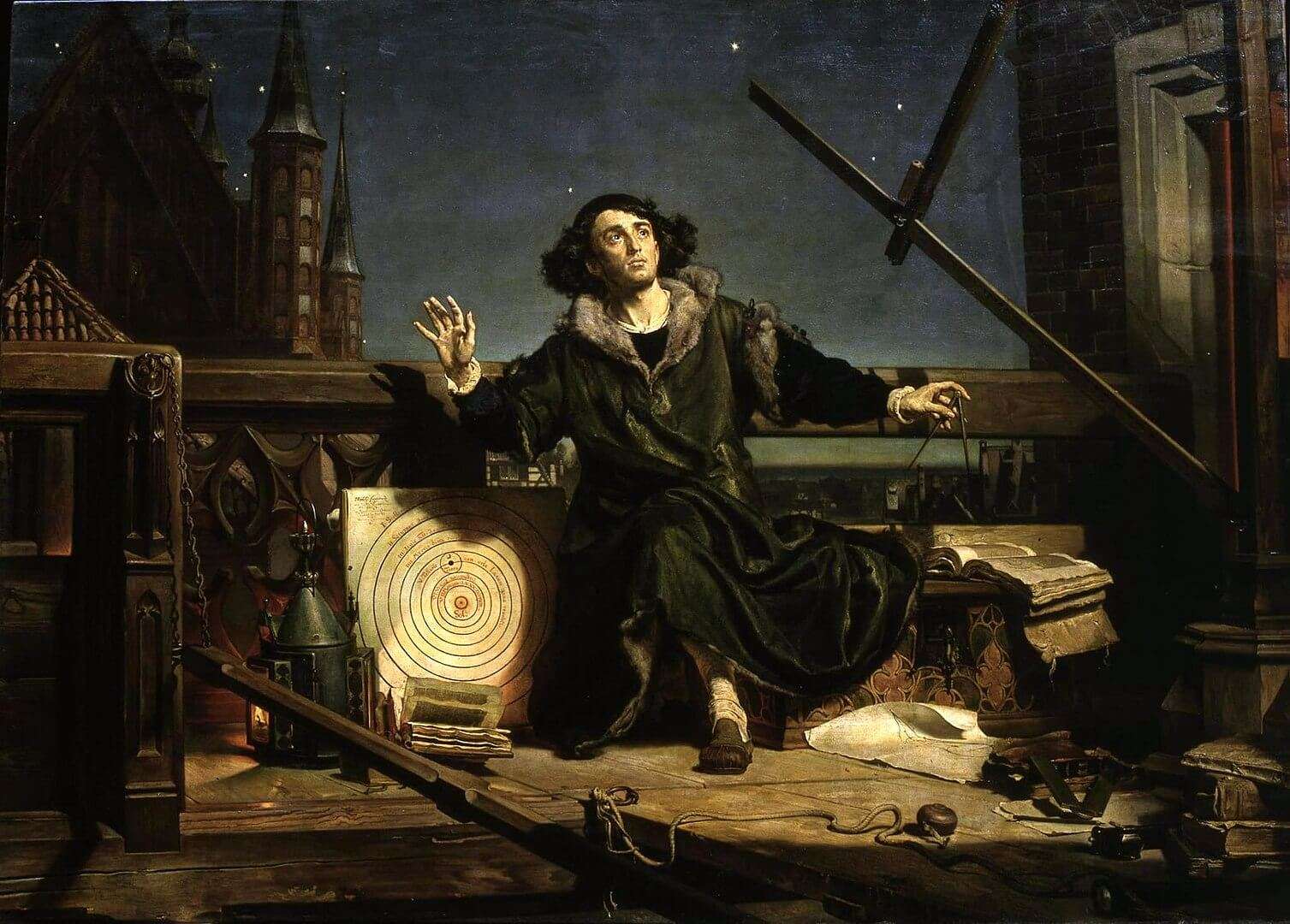 Astronom Kopernikus oder ein Gespräch mit Gott Puzzlespiel online