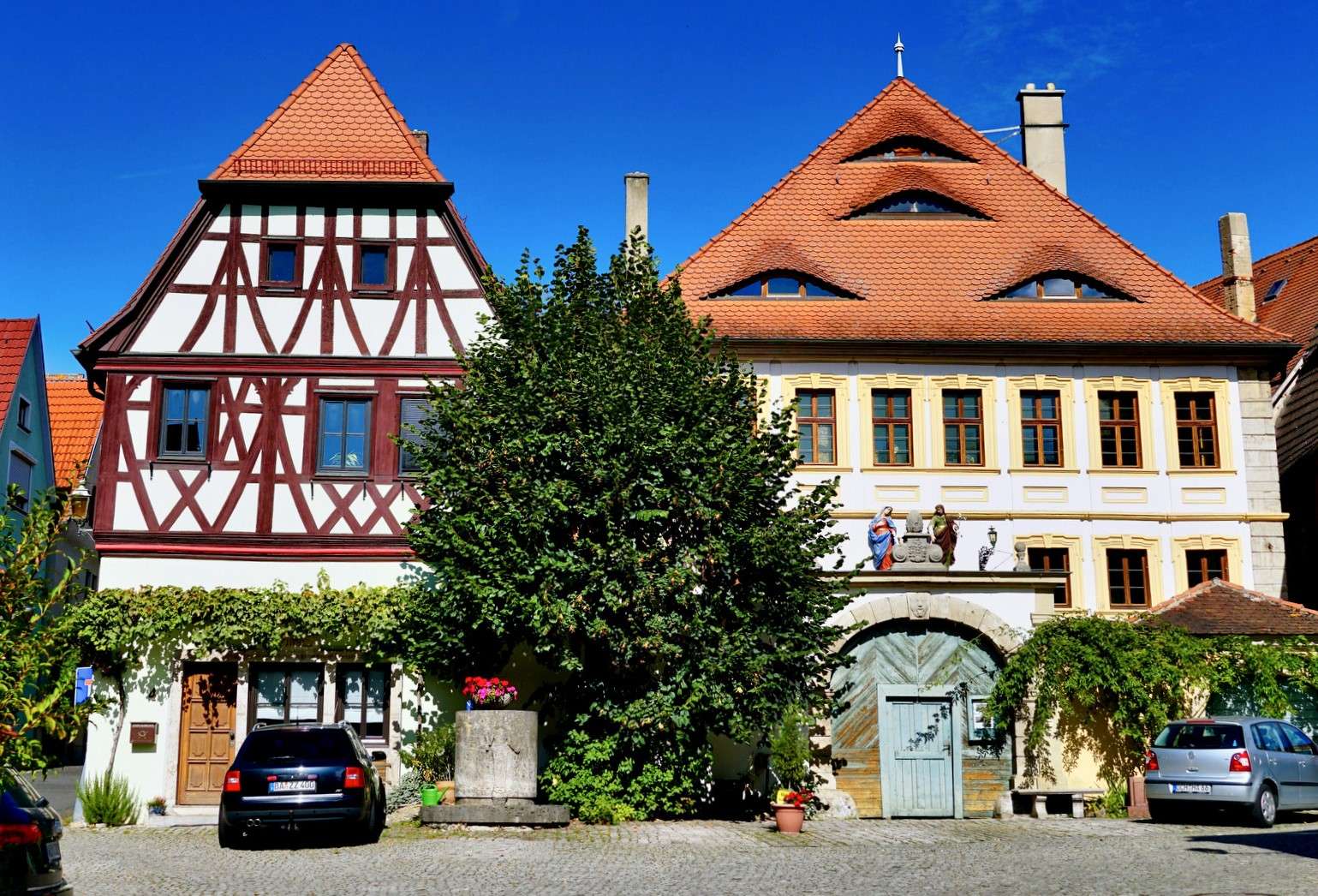 Házak a téren (Németország) kirakós online