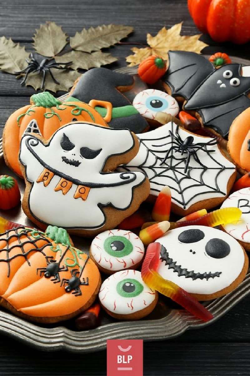 Halloween-Süßigkeiten Online-Puzzle