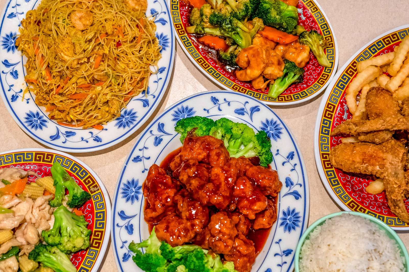 Chinesisches Essen Puzzlespiel online