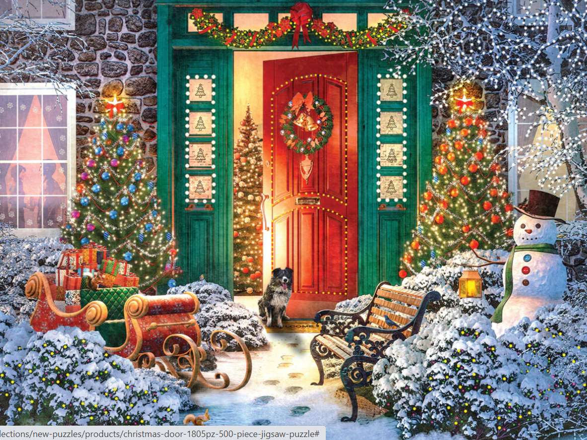 Kerst deur legpuzzel online