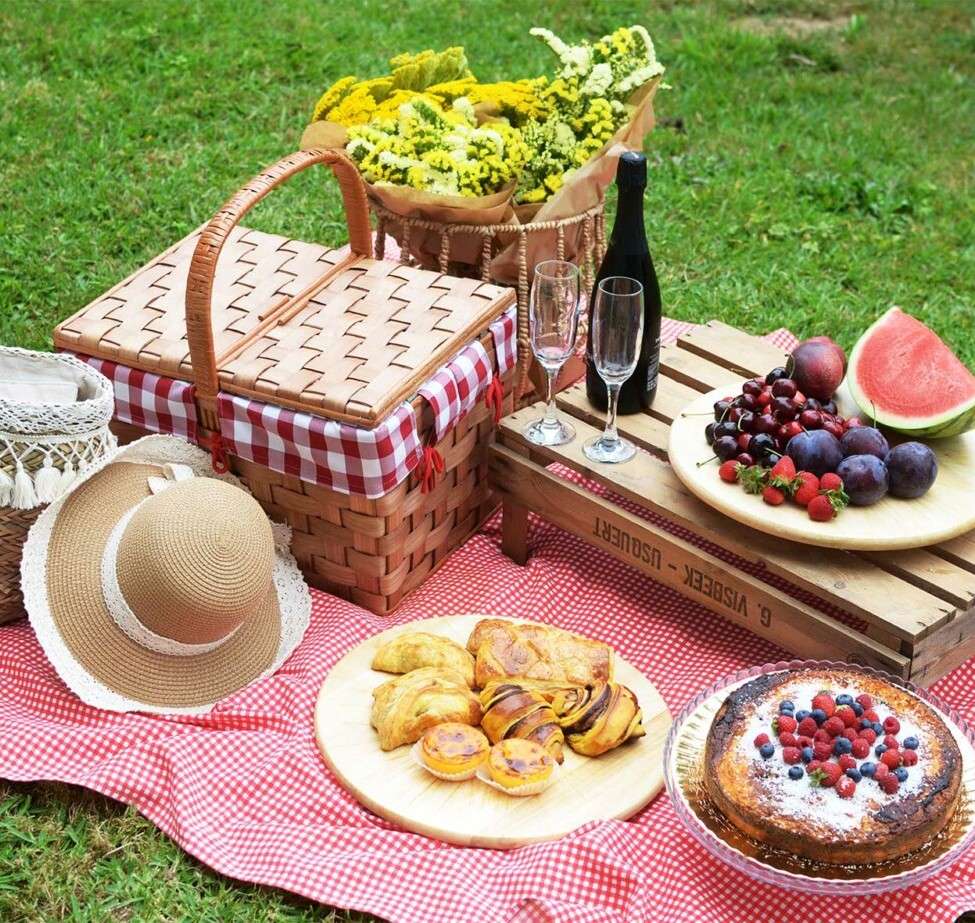 Picknick förfriskningar Pussel online