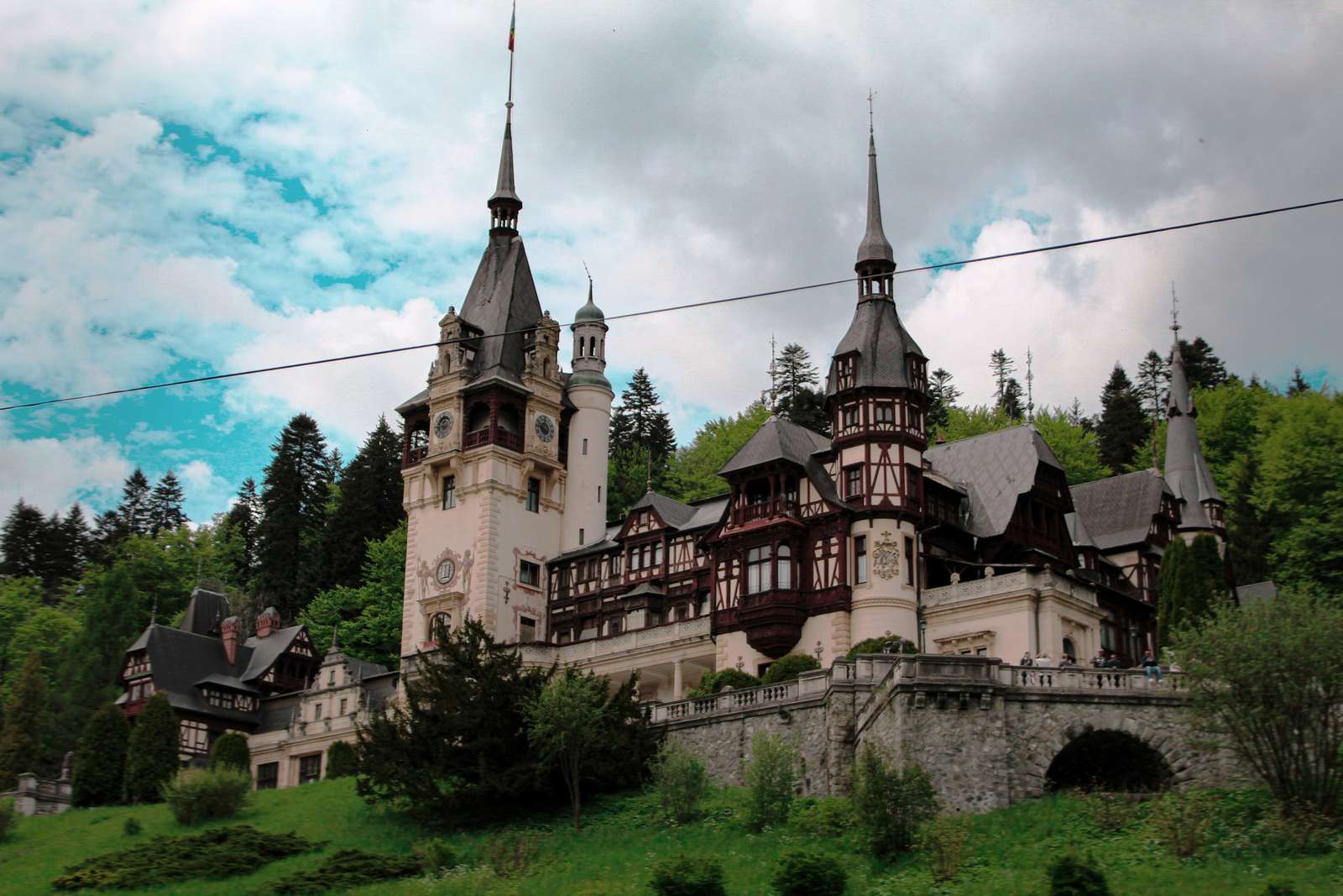 Castelul Peles, Sinaia, Ρουμανία παζλ online