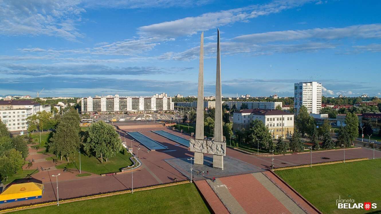 Plaza de la Victoria en Vitebsk rompecabezas en línea