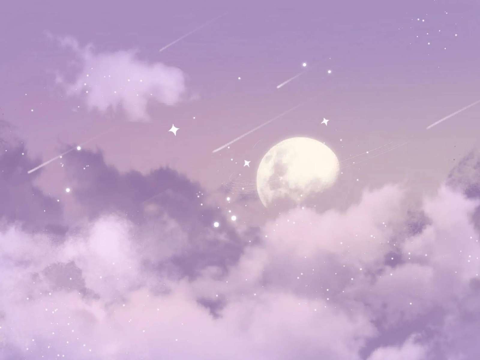 Ciel nocturne violet puzzle en ligne