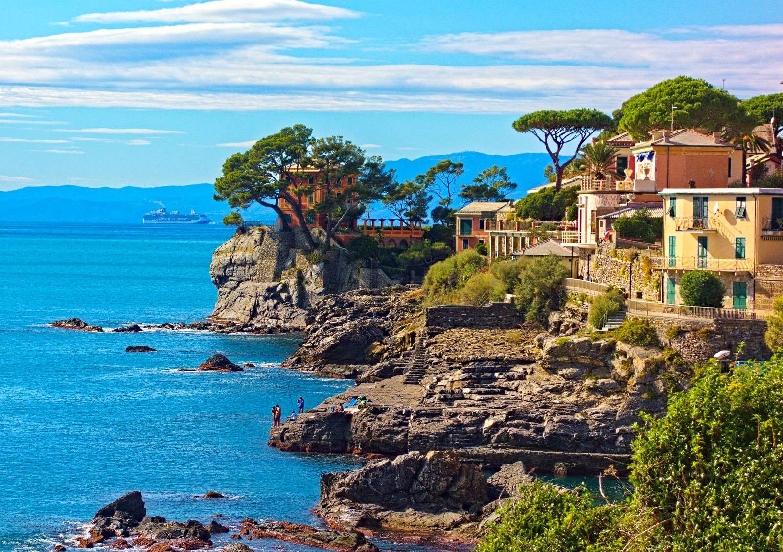 Liguria táj (Olaszország) kirakós online