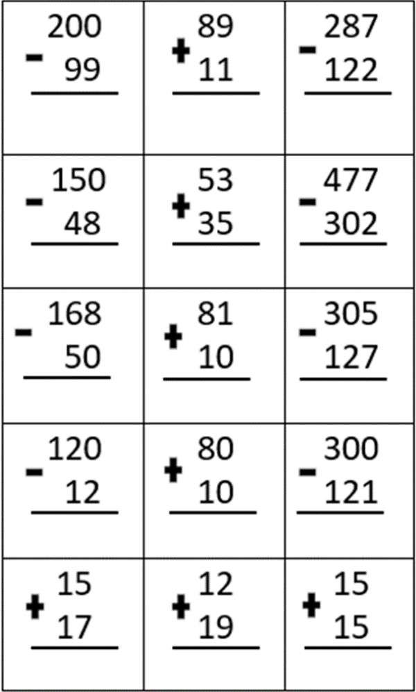 addition och subtraktion Pussel online