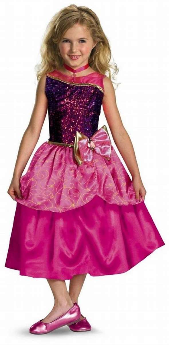 Fantasia Barbie Escola de Princesas Luxo Online-Puzzle