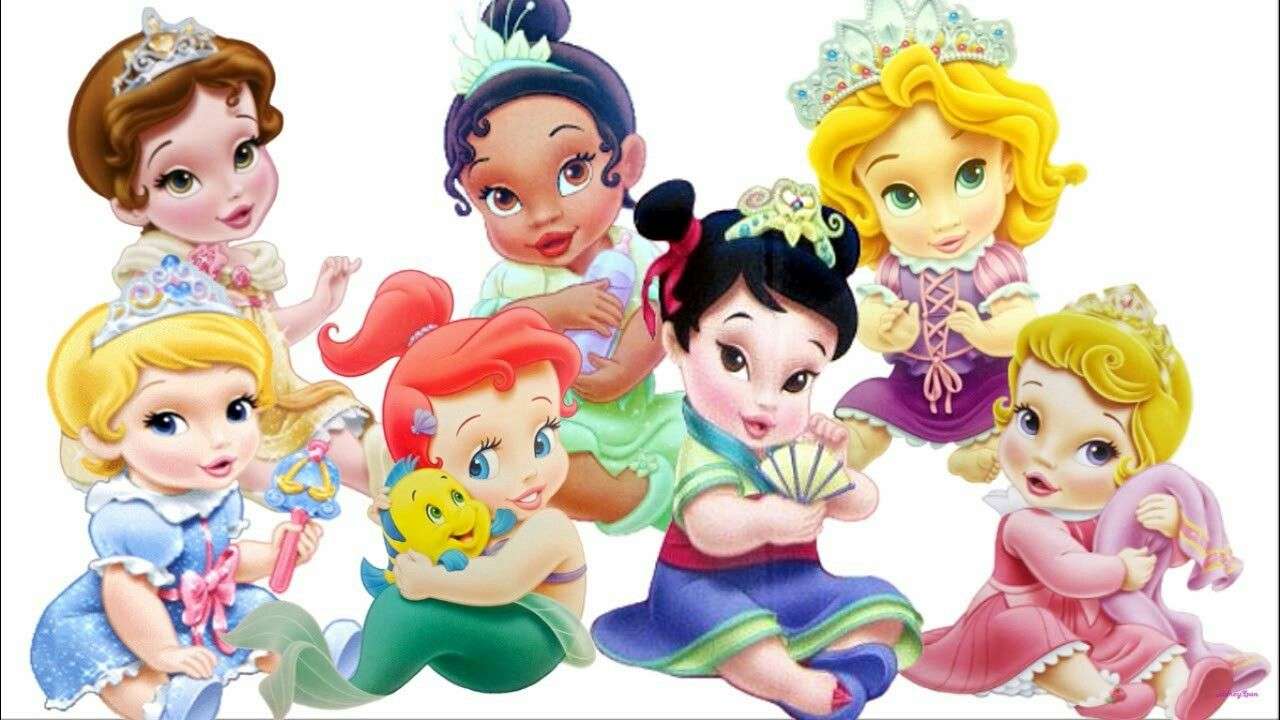 Disney Princess Babies, Baby Princess, Baby Disney kirakós online