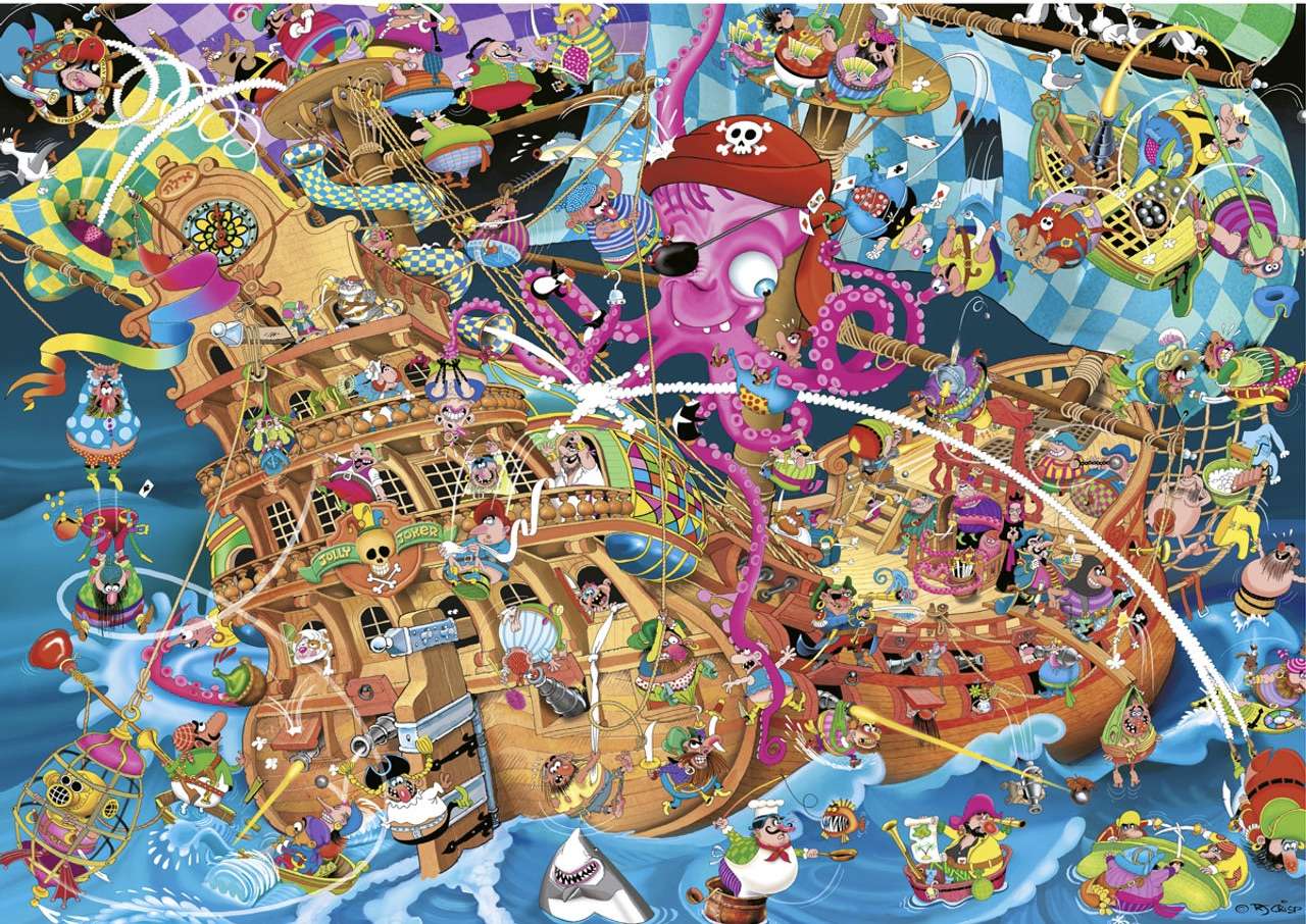 The pink pirate jigsaw puzzle online