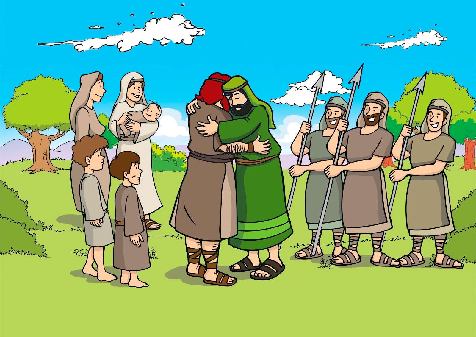 Jakob och Esau Pussel online