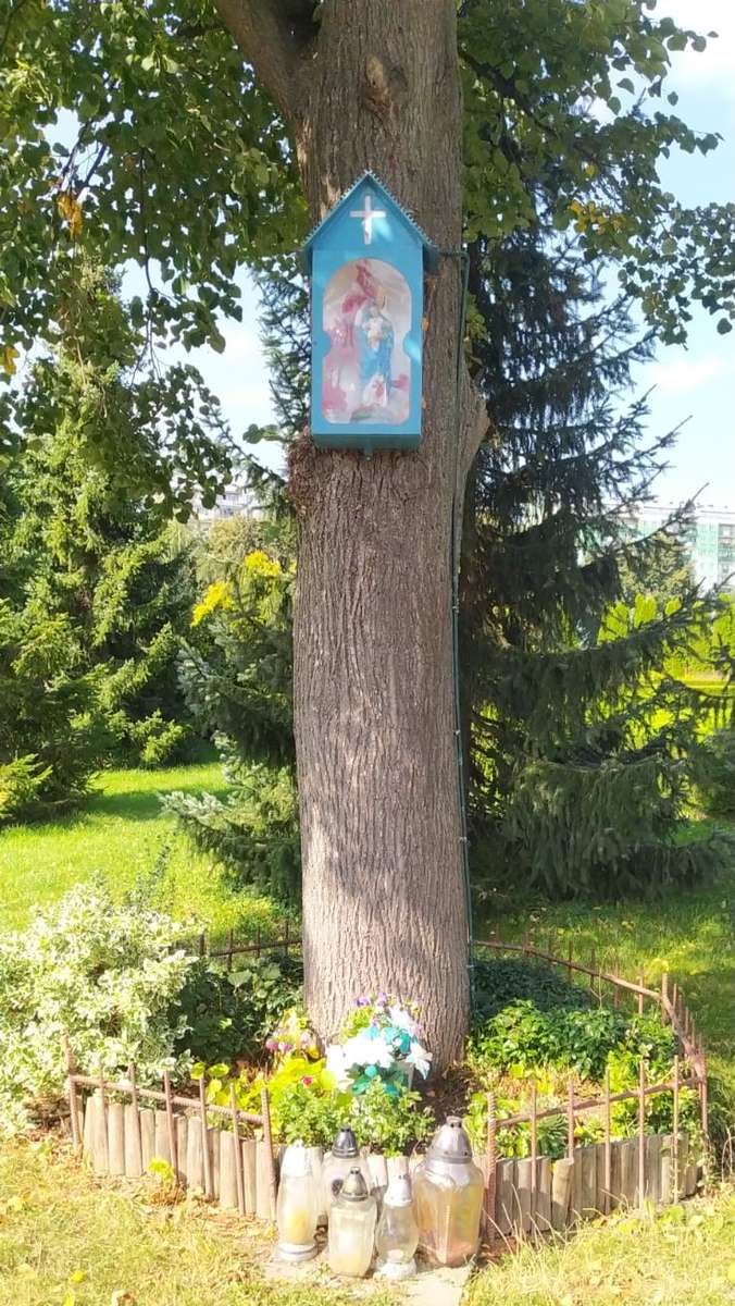 ένα ιερό σε ένα γέρικο δέντρο παζλ online