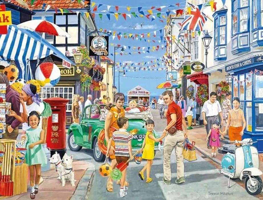 Festival in the town jigsaw puzzle online