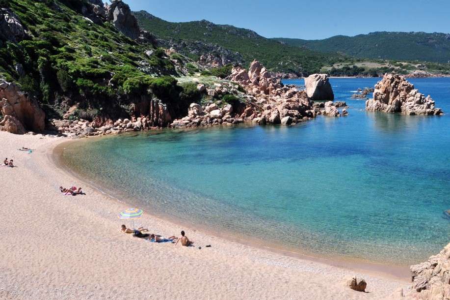 Costa Rossa Sardinië. Sardinië legpuzzel online