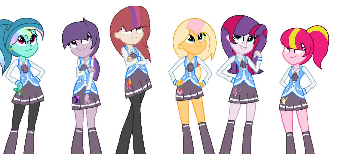 Uniformi dell'Accademia di Canterlot ng puzzle online