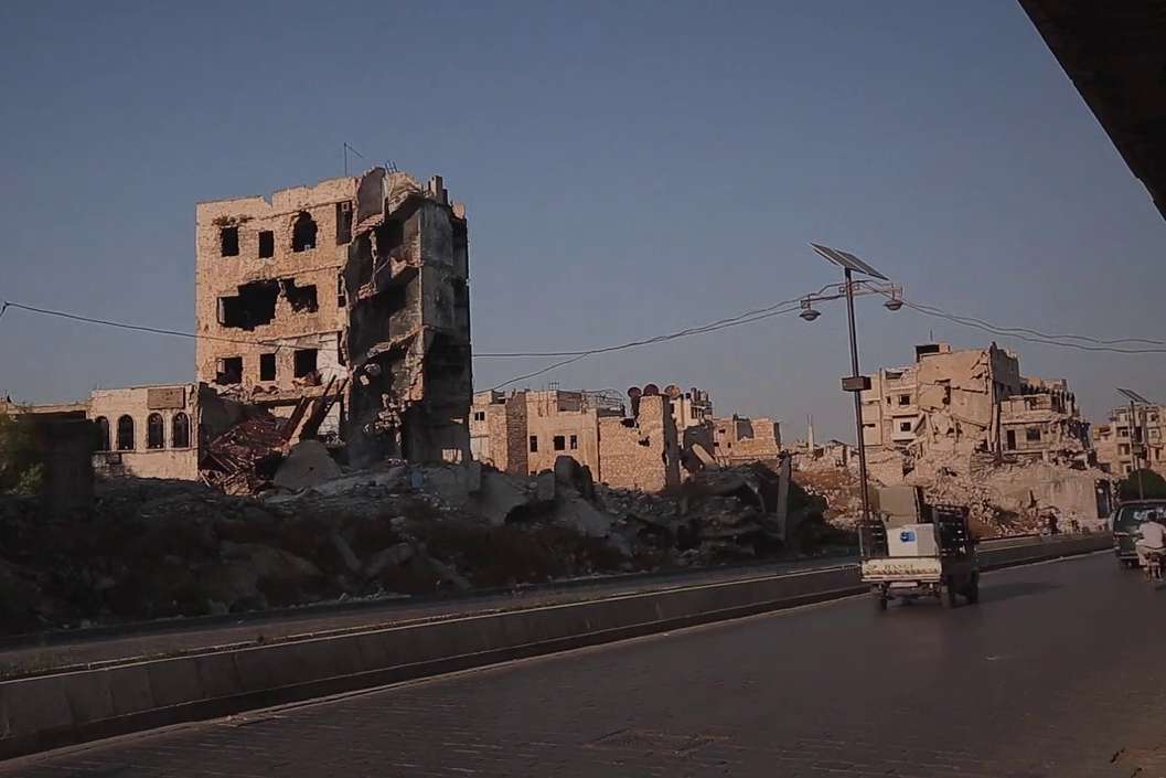 Háborús szenvedés Aleppóban - Szíria online puzzle