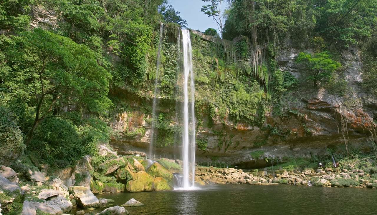 Cataratas de Misol en México rompecabezas en línea