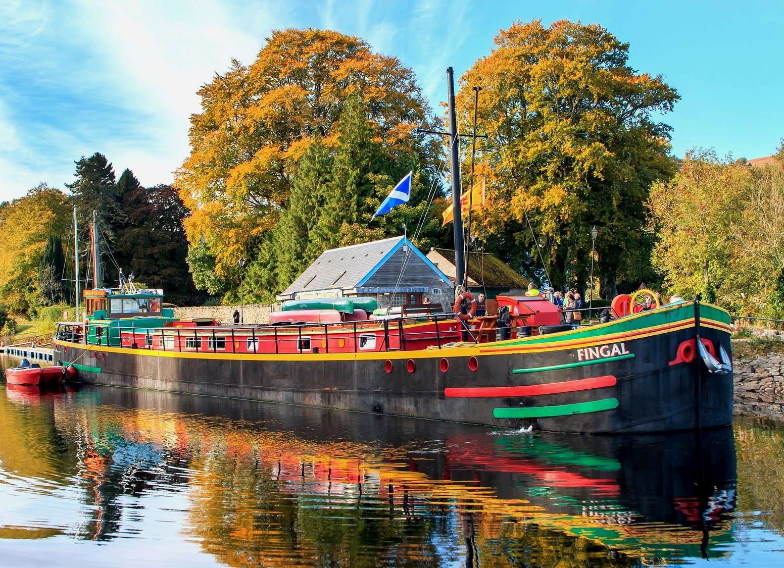 ネス湖のボート (スコットランド) ジグソーパズルオンライン