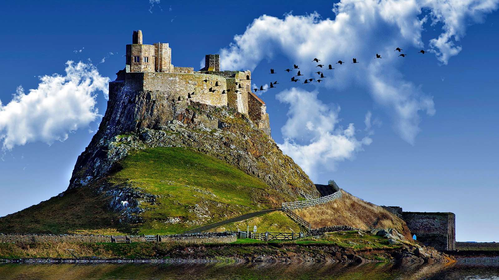 castel fortificat puzzle online