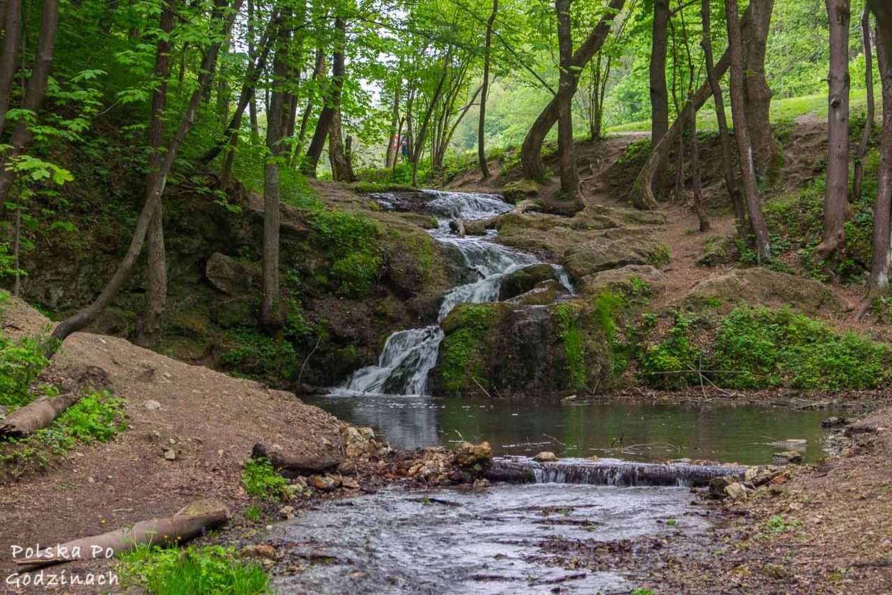 Szum Waterfall, Będkowska Valley online puzzle