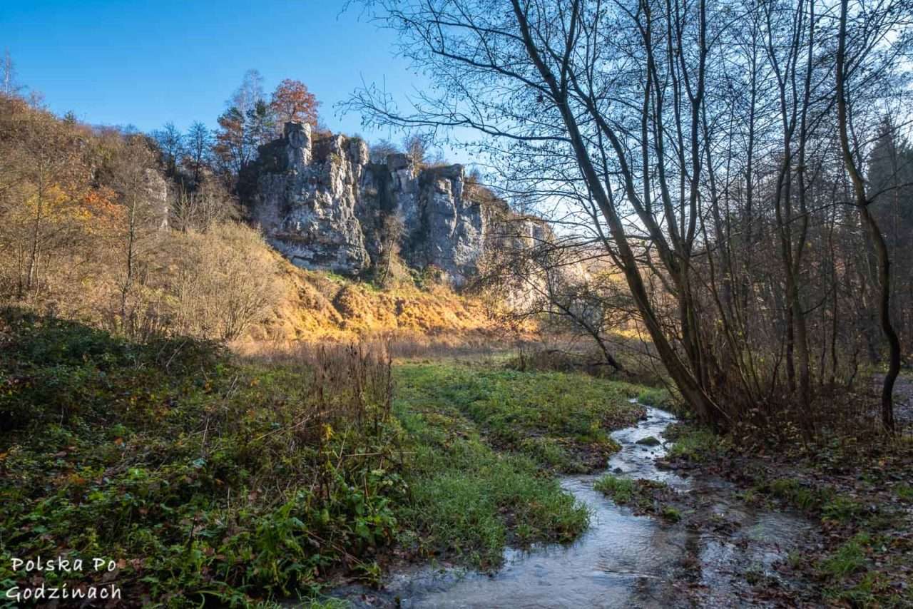 Valle de Będkowska en otoño rompecabezas en línea