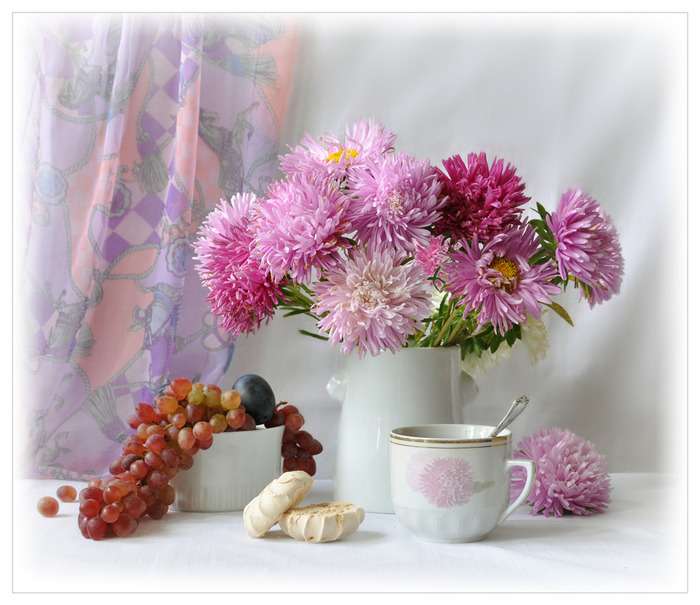 Asters In The Vase online puzzle