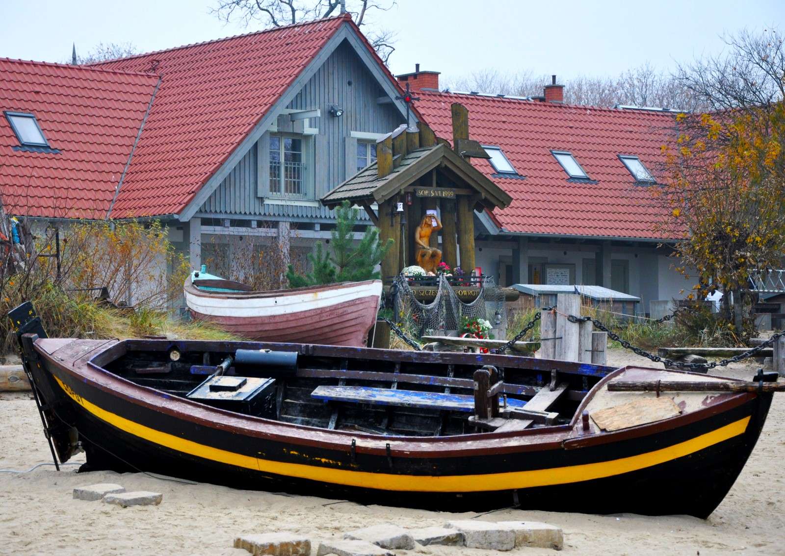 Rybářská vesnice (Polsko) online puzzle