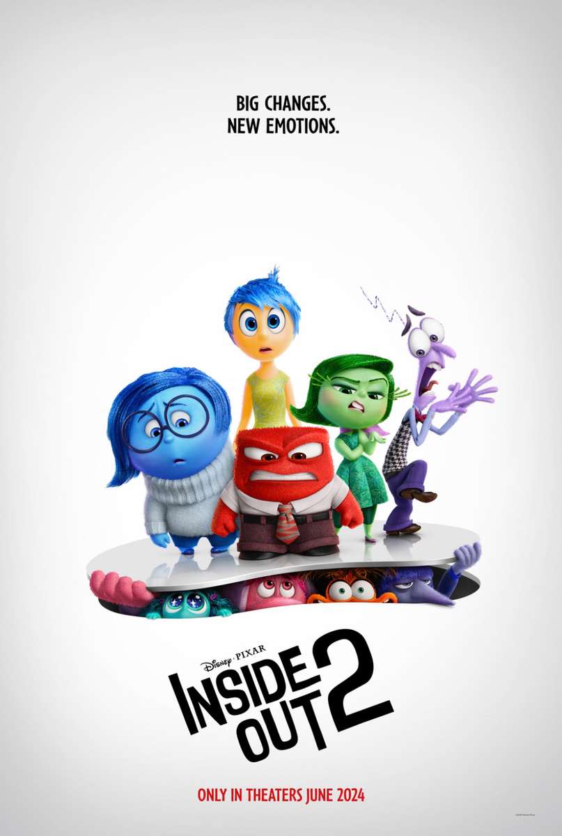 Inside Out 2 de Disney y Pixar (póster teaser) rompecabezas en línea